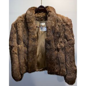 women’s rabbit fur jacket